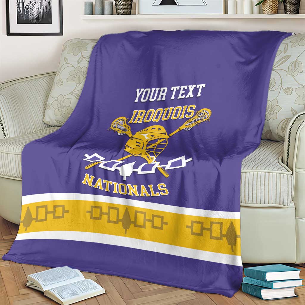 Custom Iroquois Lacrosse Blanket Haudenosaunee Nationals