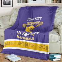 Custom Iroquois Lacrosse Blanket Haudenosaunee Nationals