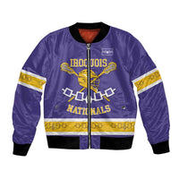 Custom Iroquois Lacrosse Bomber Jacket Haudenosaunee Nationals