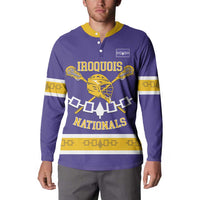 Custom Iroquois Lacrosse Button Sweatshirt Haudenosaunee Nationals