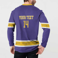 Custom Iroquois Lacrosse Button Sweatshirt Haudenosaunee Nationals