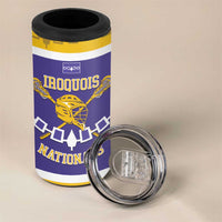 Custom Iroquois Lacrosse 4 in 1 Can Cooler Tumbler Haudenosaunee Nationals