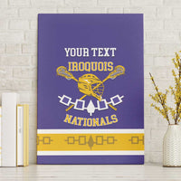 Custom Iroquois Lacrosse Canvas Wall Art Haudenosaunee Nationals