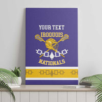 Custom Iroquois Lacrosse Canvas Wall Art Haudenosaunee Nationals