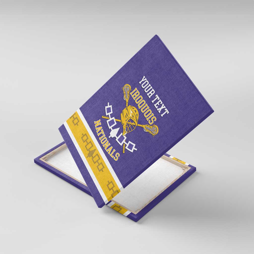 Custom Iroquois Lacrosse Canvas Wall Art Haudenosaunee Nationals