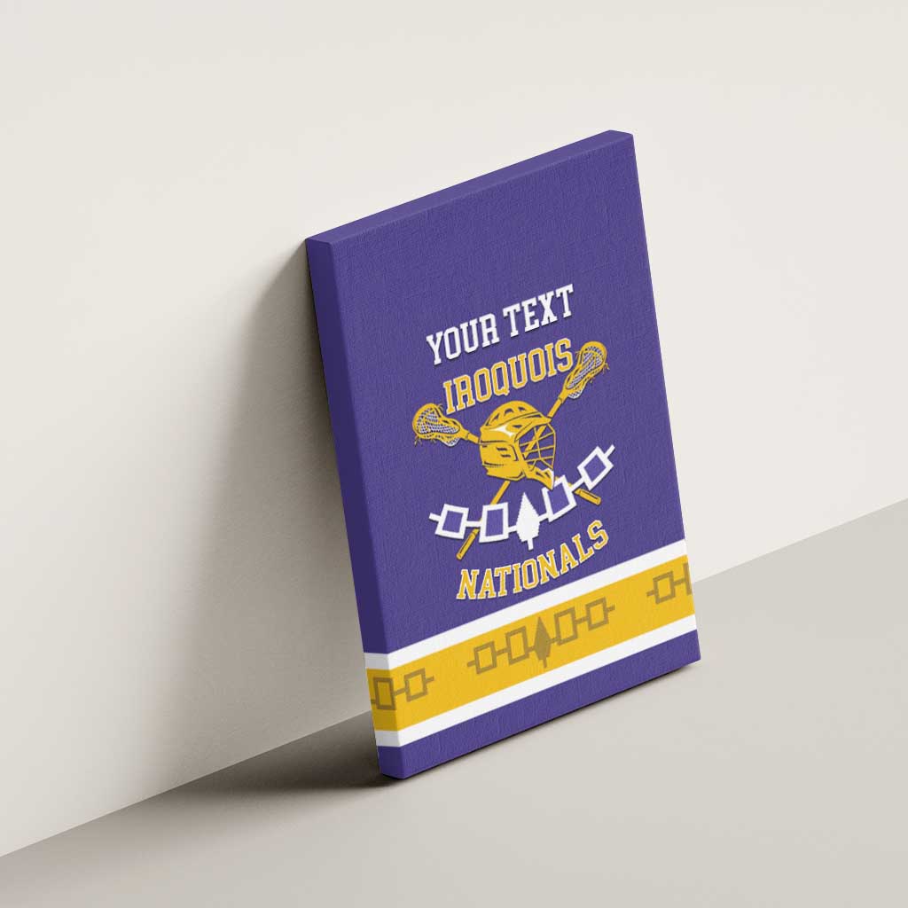 Custom Iroquois Lacrosse Canvas Wall Art Haudenosaunee Nationals