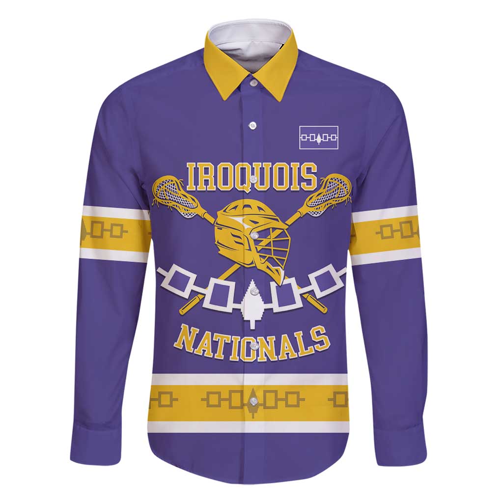 Custom Iroquois Lacrosse Family Matching Long Sleeve Bodycon Dress and Hawaiian Shirt Haudenosaunee Nationals