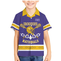 Custom Iroquois Lacrosse Family Matching Mermaid Dress and Hawaiian Shirt Haudenosaunee Nationals