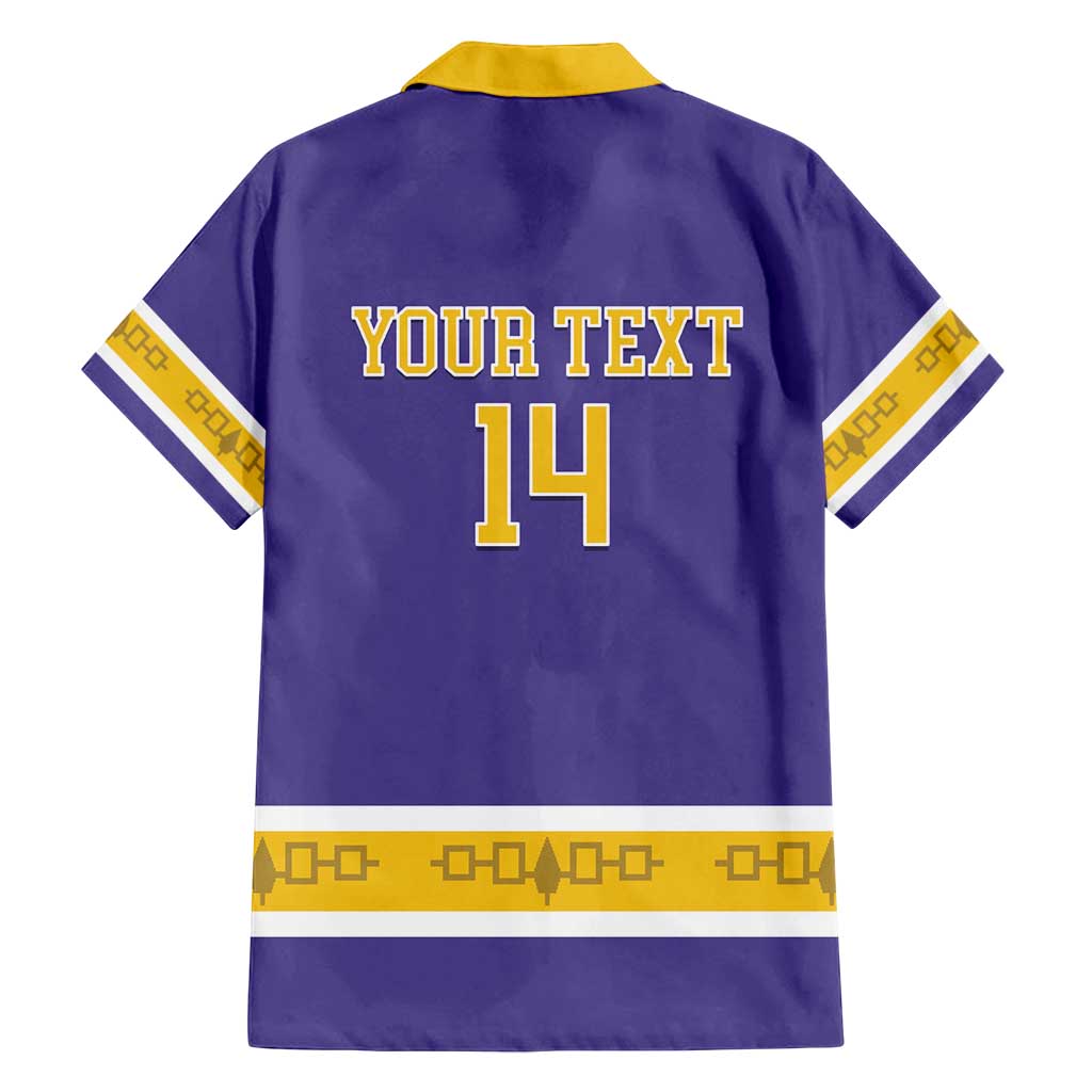 Custom Iroquois Lacrosse Family Matching Puletasi and Hawaiian Shirt Haudenosaunee Nationals