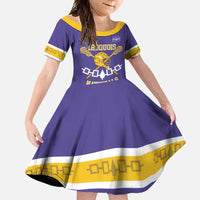 Custom Iroquois Lacrosse Family Matching Short Sleeve Bodycon Dress and Hawaiian Shirt Haudenosaunee Nationals