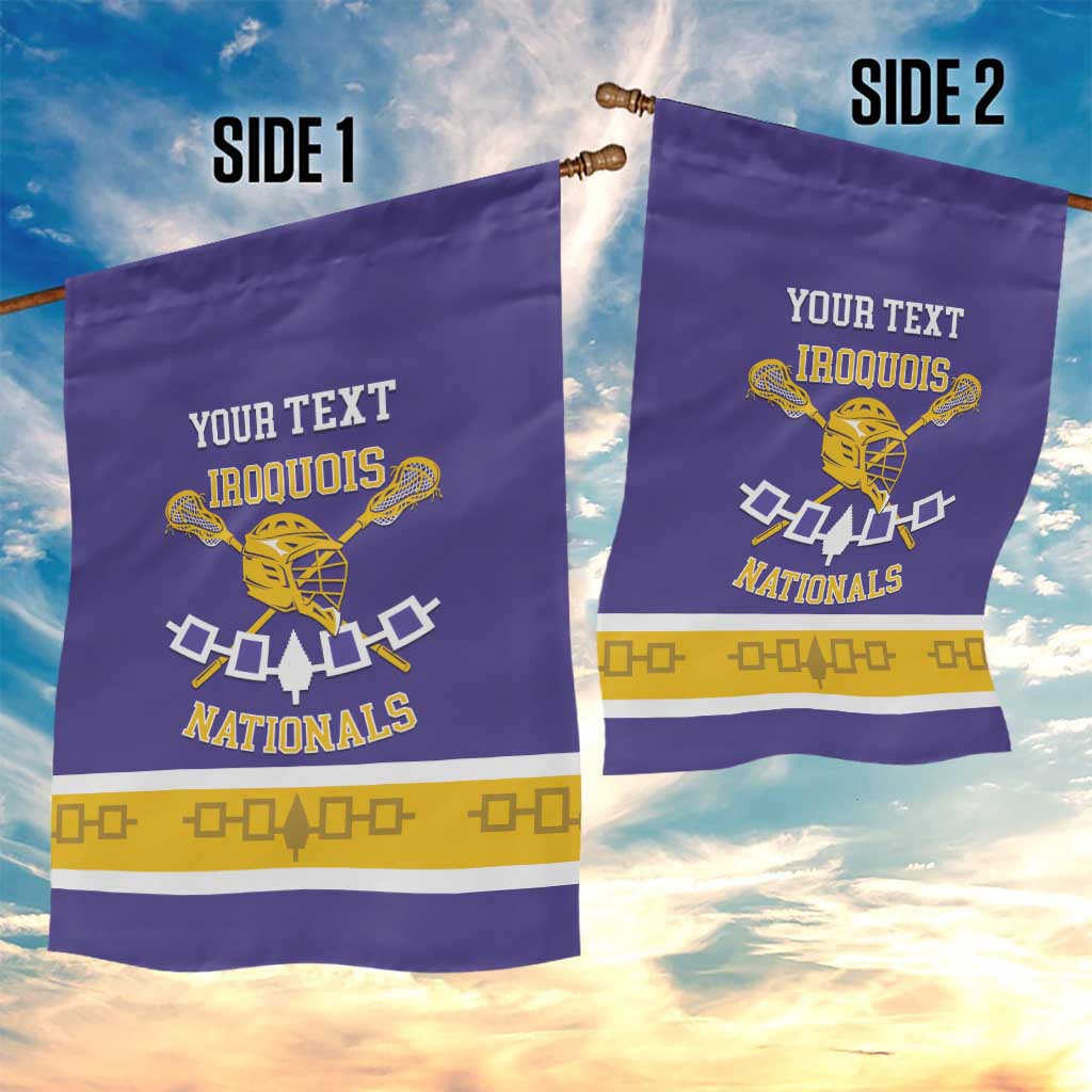 Custom Iroquois Lacrosse Garden Flag Haudenosaunee Nationals