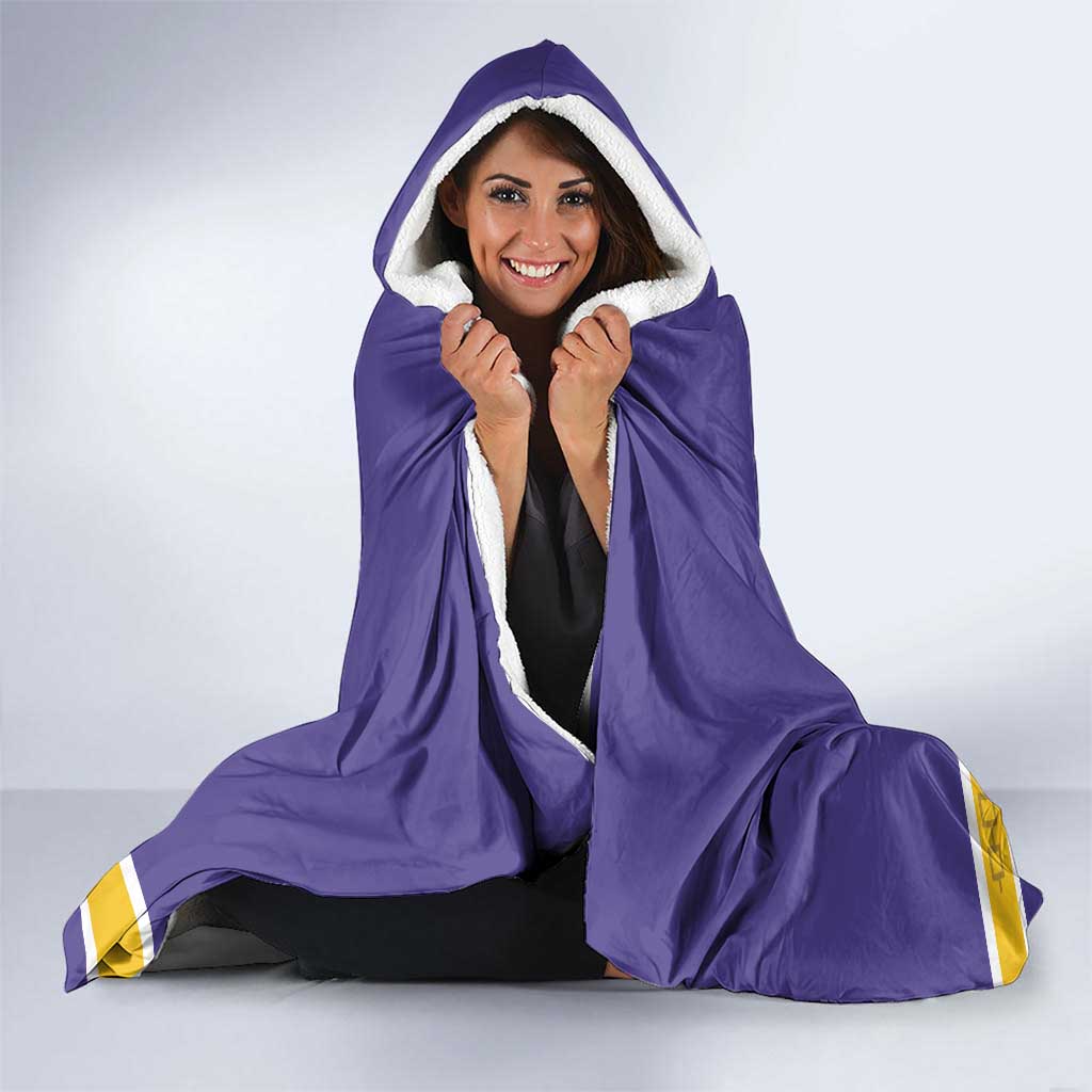 Custom Iroquois Lacrosse Hooded Blanket Haudenosaunee Nationals