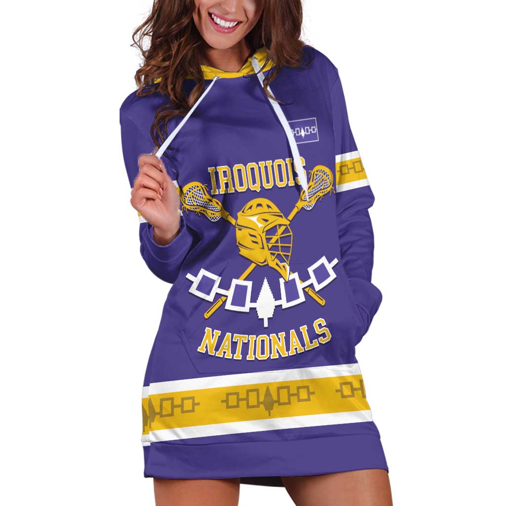 Custom Iroquois Lacrosse Hoodie Dress Haudenosaunee Nationals