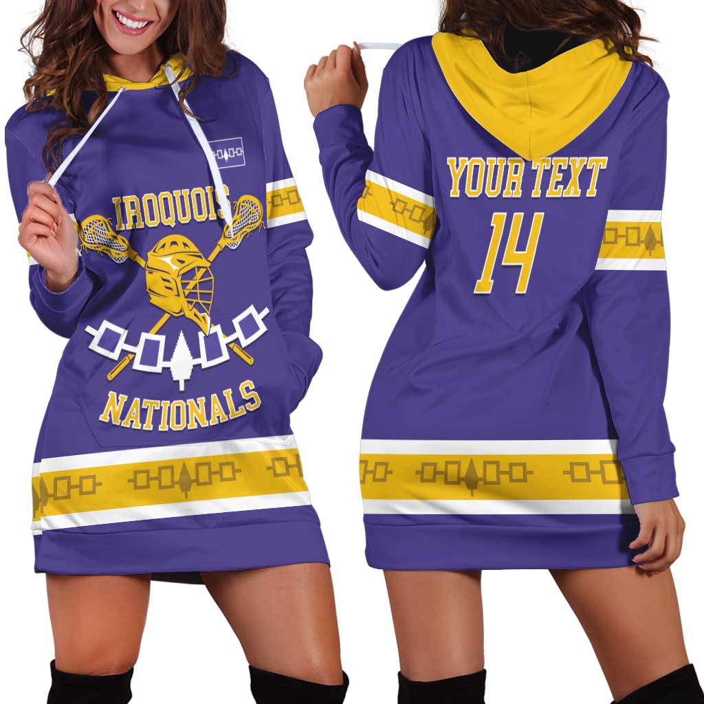Custom Iroquois Lacrosse Hoodie Dress Haudenosaunee Nationals