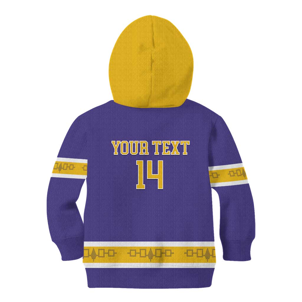 Custom Iroquois Lacrosse Kid Hoodie Haudenosaunee Nationals