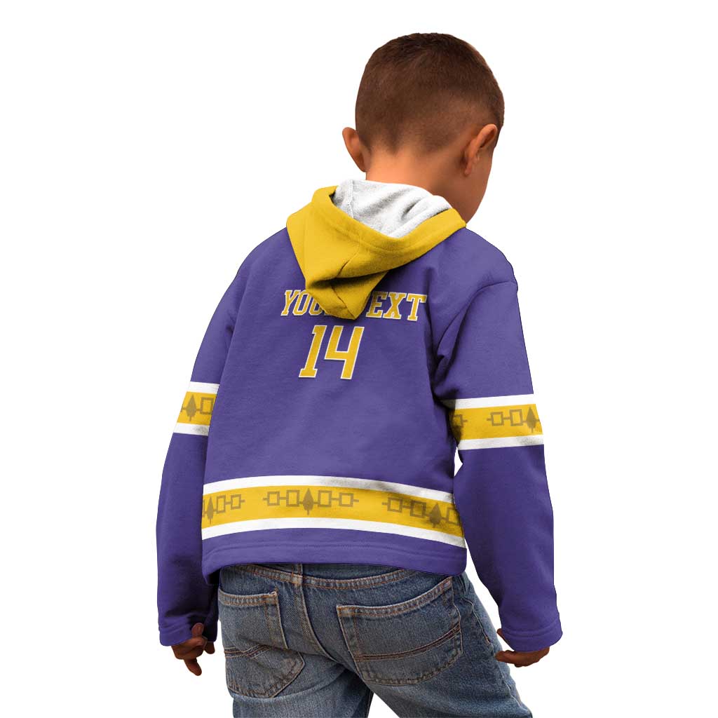 Custom Iroquois Lacrosse Kid Hoodie Haudenosaunee Nationals