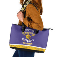 Custom Iroquois Lacrosse Leather Tote Bag Haudenosaunee Nationals