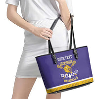 Custom Iroquois Lacrosse Leather Tote Bag Haudenosaunee Nationals
