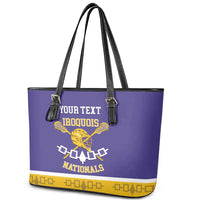 Custom Iroquois Lacrosse Leather Tote Bag Haudenosaunee Nationals