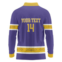 Custom Iroquois Lacrosse Long Sleeve Polo Shirt Haudenosaunee Nationals