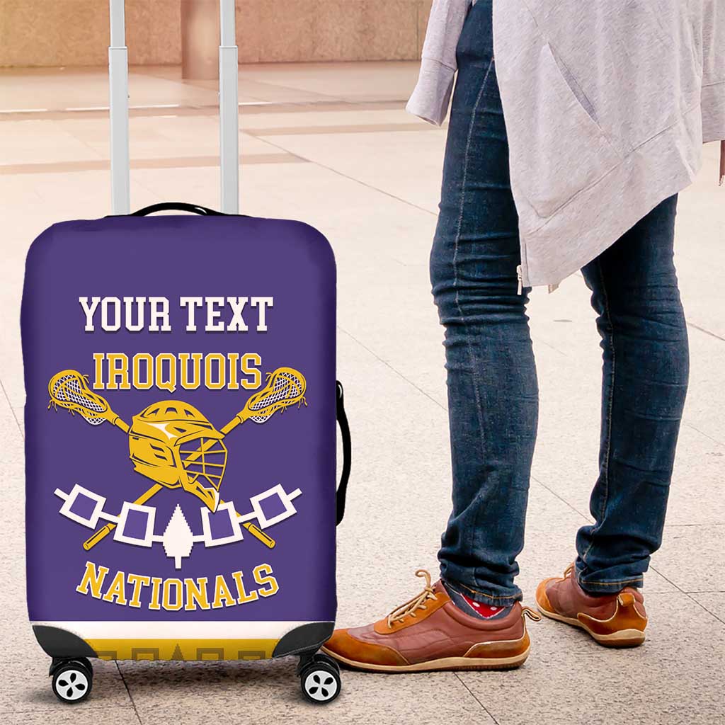 Custom Iroquois Lacrosse Luggage Cover Haudenosaunee Nationals