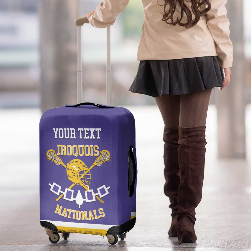Custom Iroquois Lacrosse Luggage Cover Haudenosaunee Nationals
