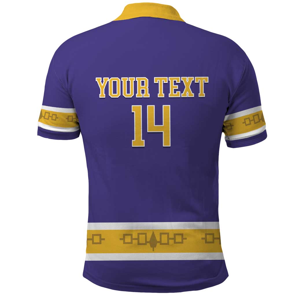 Custom Iroquois Lacrosse Polo Shirt Haudenosaunee Nationals
