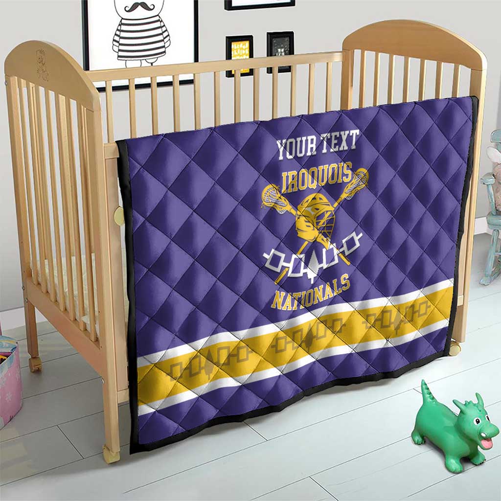 Custom Iroquois Lacrosse Quilt Haudenosaunee Nationals
