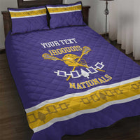 Custom Iroquois Lacrosse Quilt Bed Set Haudenosaunee Nationals