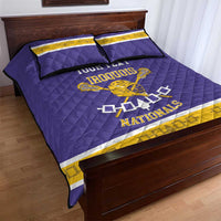 Custom Iroquois Lacrosse Quilt Bed Set Haudenosaunee Nationals