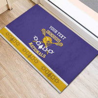 Custom Iroquois Lacrosse Rubber Doormat Haudenosaunee Nationals
