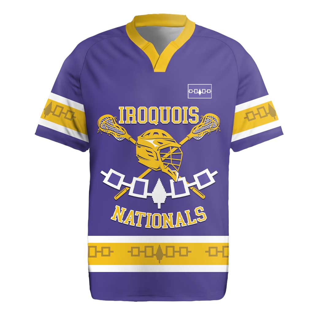 Custom Iroquois Lacrosse Rugby Jersey Haudenosaunee Nationals