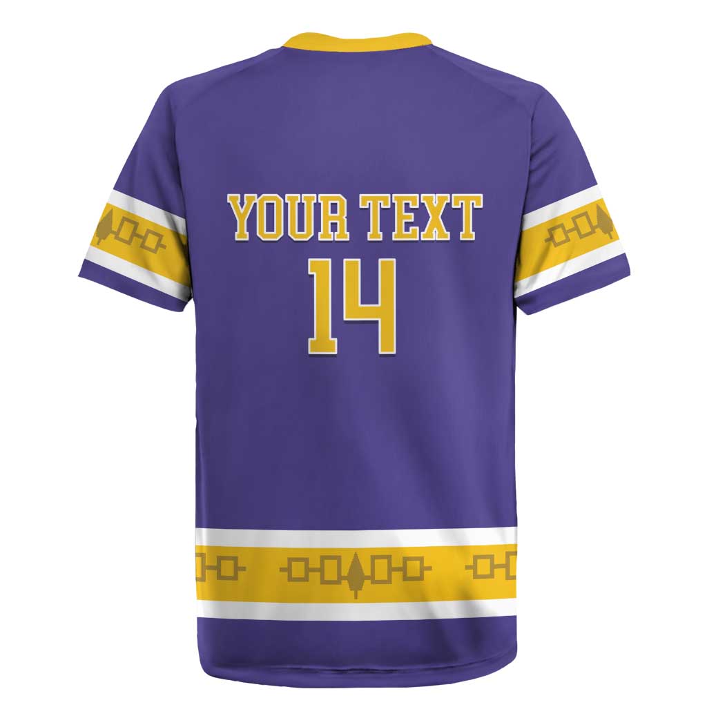Custom Iroquois Lacrosse Rugby Jersey Haudenosaunee Nationals
