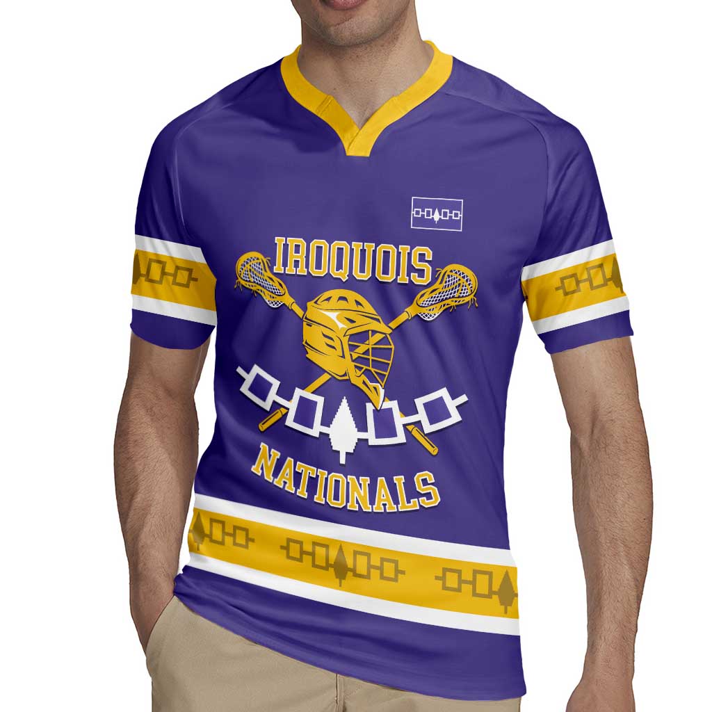 Custom Iroquois Lacrosse Rugby Jersey Haudenosaunee Nationals