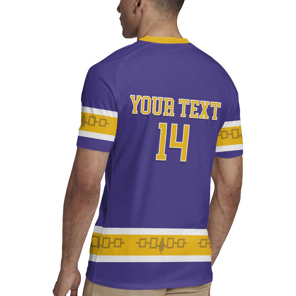 Custom Iroquois Lacrosse Rugby Jersey Haudenosaunee Nationals