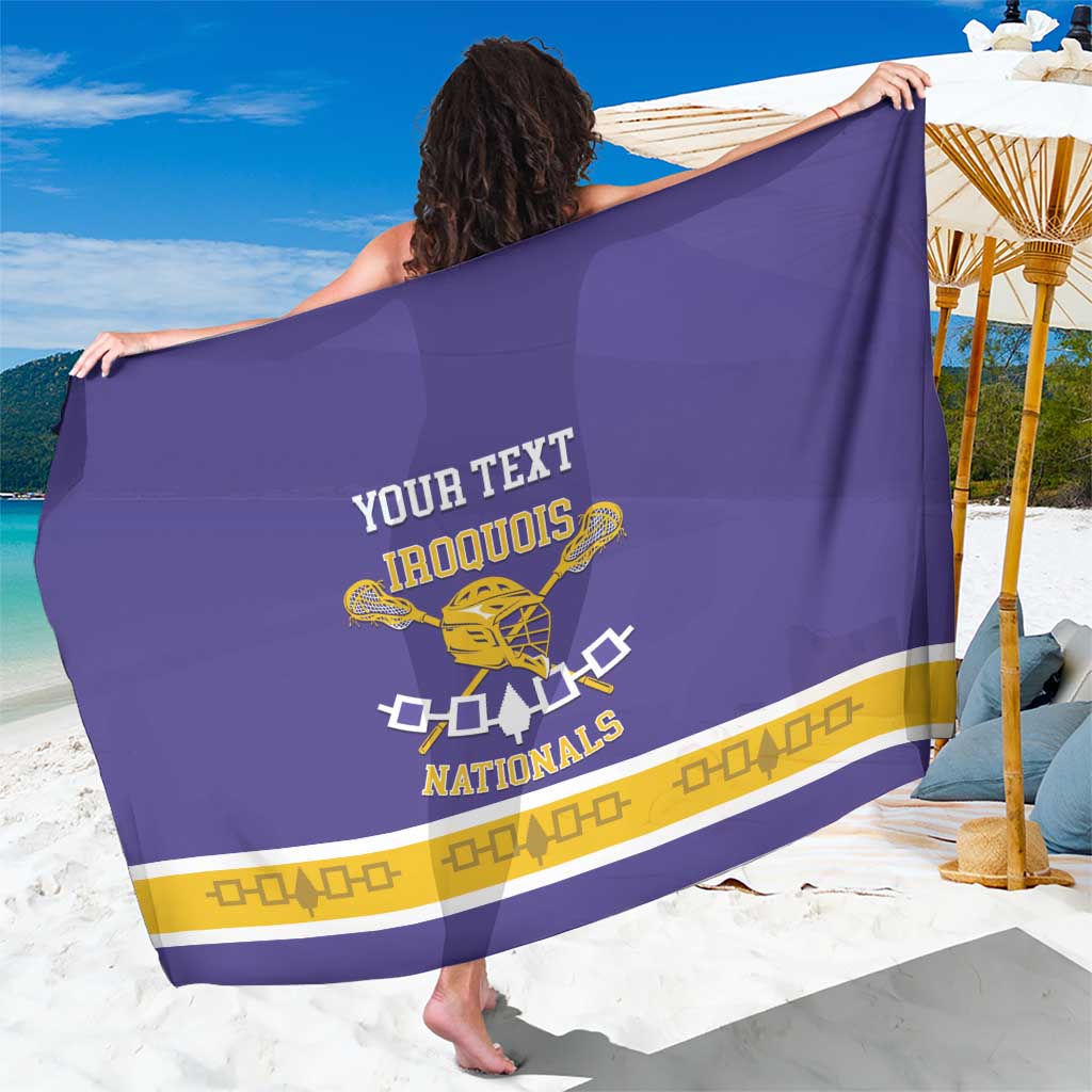 Custom Iroquois Lacrosse Sarong Haudenosaunee Nationals