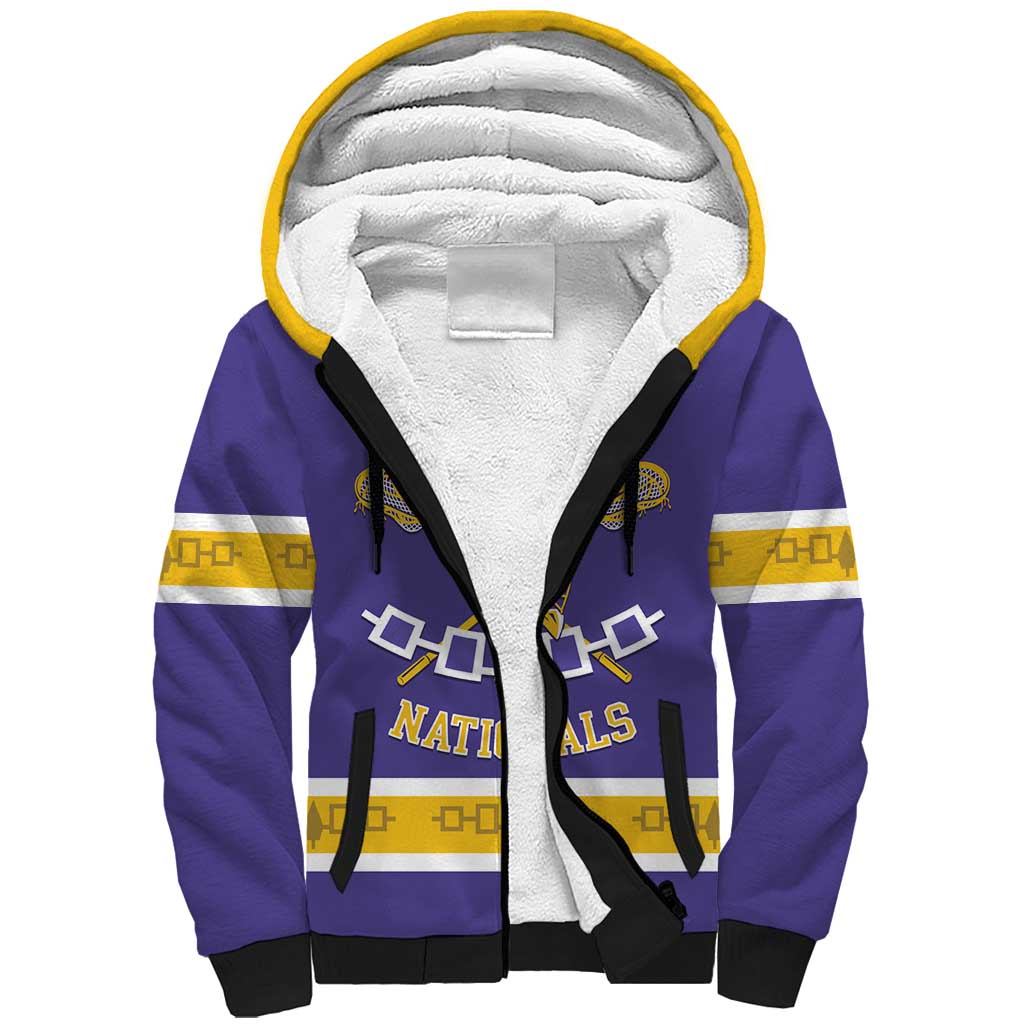 Custom Iroquois Lacrosse Sherpa Hoodie Haudenosaunee Nationals