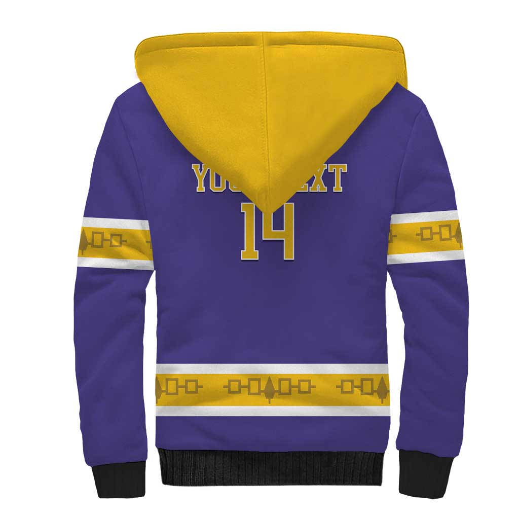 Custom Iroquois Lacrosse Sherpa Hoodie Haudenosaunee Nationals