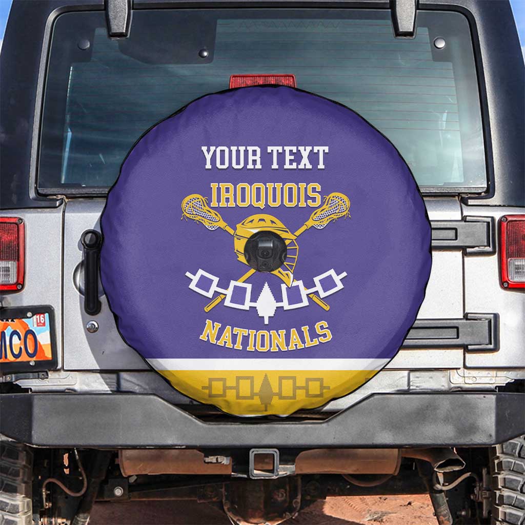 Custom Iroquois Lacrosse Spare Tire Cover Haudenosaunee Nationals