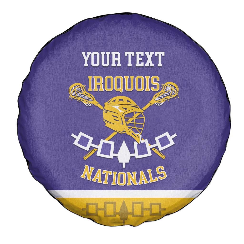 Custom Iroquois Lacrosse Spare Tire Cover Haudenosaunee Nationals