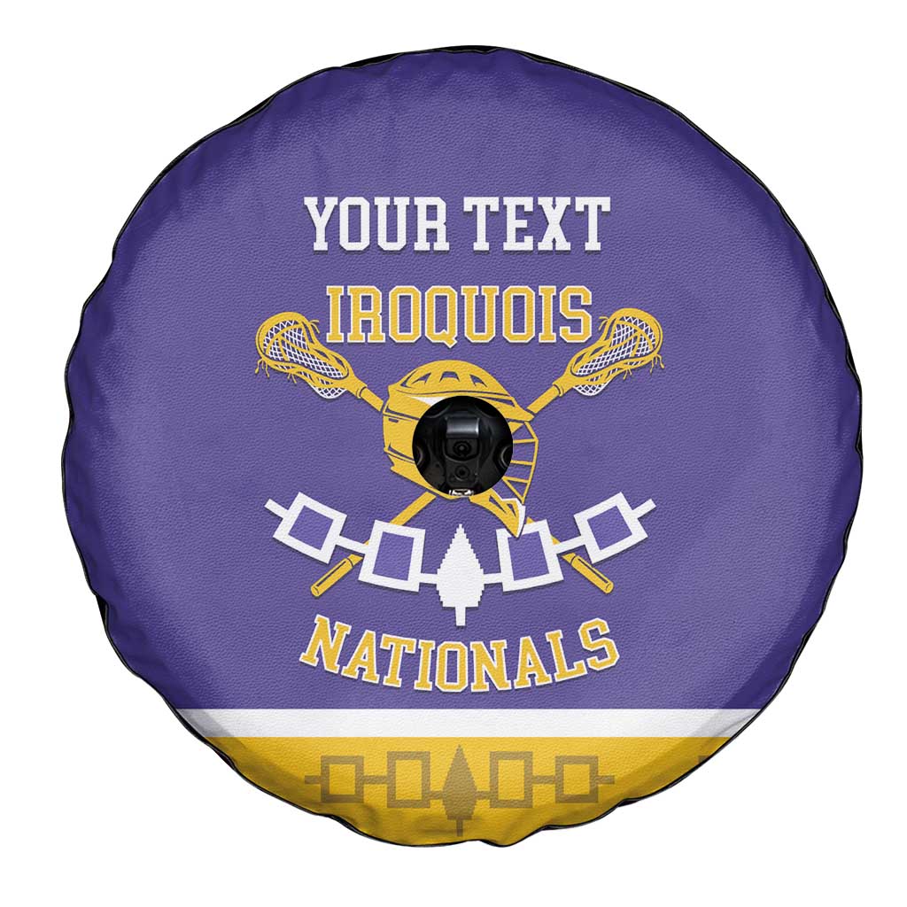 Custom Iroquois Lacrosse Spare Tire Cover Haudenosaunee Nationals
