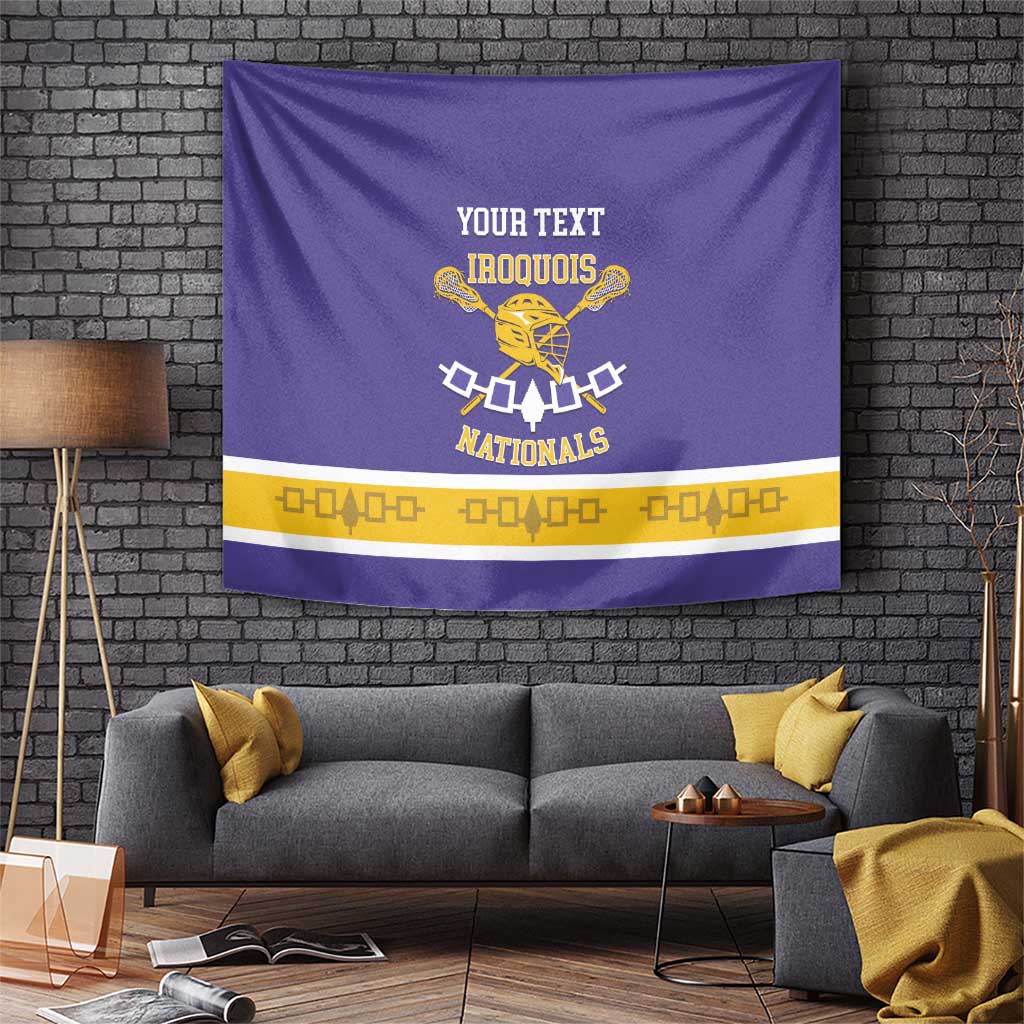 Custom Iroquois Lacrosse Tapestry Haudenosaunee Nationals