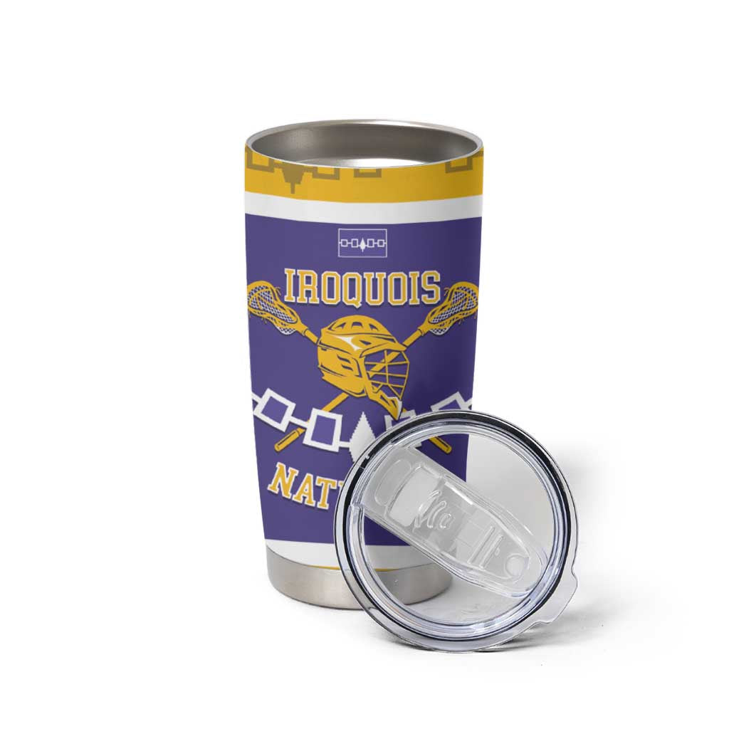 Custom Iroquois Lacrosse Tumbler Cup Haudenosaunee Nationals