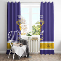 Custom Iroquois Lacrosse Window Curtain Haudenosaunee Nationals