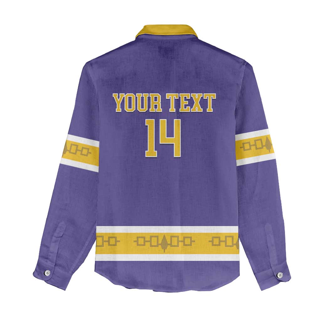 Custom Iroquois Lacrosse Women Casual Shirt Haudenosaunee Nationals
