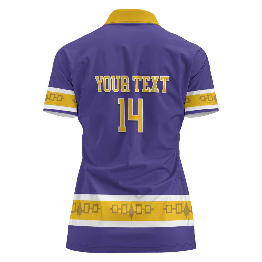 Custom Iroquois Lacrosse Women Polo Shirt Haudenosaunee Nationals