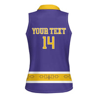 Custom Iroquois Lacrosse Women Sleeveless Polo Shirt Haudenosaunee Nationals