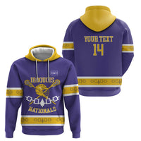 Custom Iroquois Lacrosse Zip Hoodie Haudenosaunee Nationals