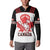 Custom Canada Lacrosse Button Sweatshirt Go Champions Maple Leaf