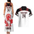 Custom Canada Lacrosse Couples Matching Tank Maxi Dress and Hawaiian Shirt Go Champions Maple Leaf